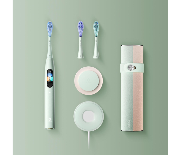 Oclean X Ultra miętowy + Etui + 3 końcówki - 1213226 - zdjęcie 6